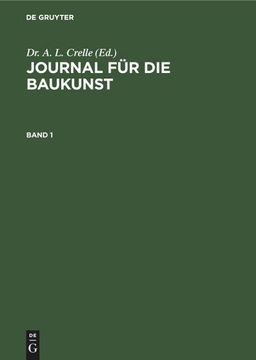 portada Journal für die Baukunst. Band 1 (in German)