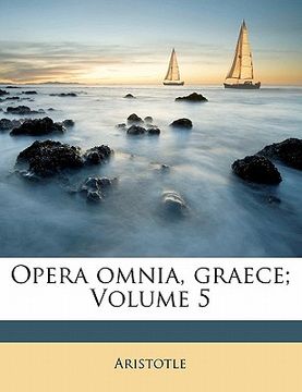portada Opera omnia, graece; Volume 5