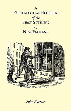 portada a genealogical register of the first settlers of new england containing an alphabetical list of the governours, deputy governours, assistants or cou (en Inglés)