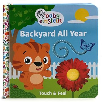 portada Baby Einstein Backyard all Year Touch and Feel Board Book 