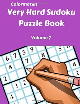 portada Very Hard Sudoku Puzzle Book Volume 7 (Very Hard Sudoku Puzzle Books) (en Inglés)