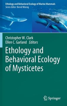 portada Ethology and Behavioral Ecology of Mysticetes (en Inglés)