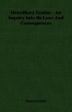 portada hereditary genius - an inquiry into its laws and consequences (in English)