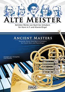 portada Alte Meister für Horn in F und Klavier/Orgel: Beliebte Werke von Bach bis Schubert