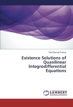 portada Existence Solutions of Quasilinear Integrodifferential Equations