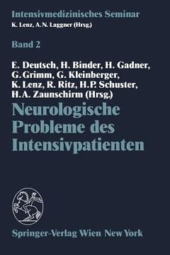 portada Neurologische Probleme Des Intensivpatienten (en Alemán)