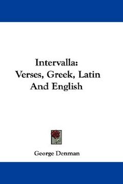 portada intervalla: verses, greek, latin and english (en Inglés)