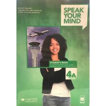 portada Speak Your Mind Level 4a Student’S Book + Access to Student’S App, Digital Student’S Book and Digital Workbook (in English)