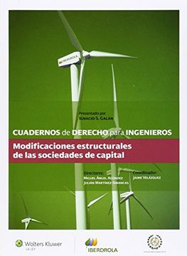 portada Modificaciones Estructurales De Las Sociedades De Capital (Cuadernos de Derecho para ingenieros)