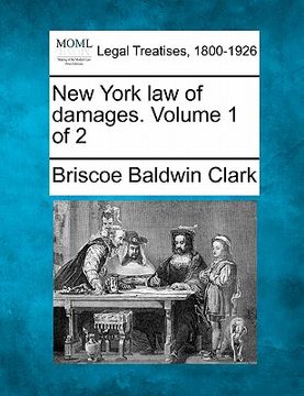 portada new york law of damages. volume 1 of 2
