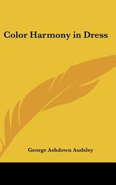 portada color harmony in dress (en Inglés)