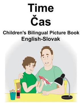 portada English-Slovak Time/Čas Children's Bilingual Picture Book (en Inglés)