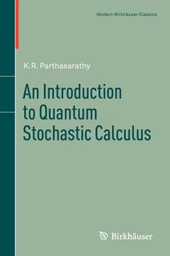 portada an introduction to quantum stochastic calculus (en Inglés)