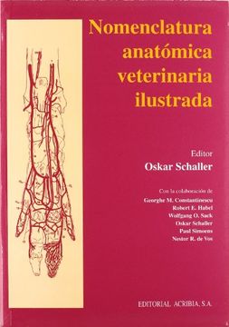portada Nomenclatura Anatomica Veterinaria Ilustrada