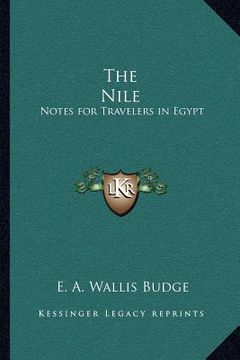 portada the nile: notes for travelers in egypt (en Inglés)