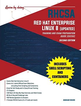 portada Rhcsa red hat Enterprise Linux 8 (Updated): Training and Exam Preparation Guide (Ex200), Second Edition 