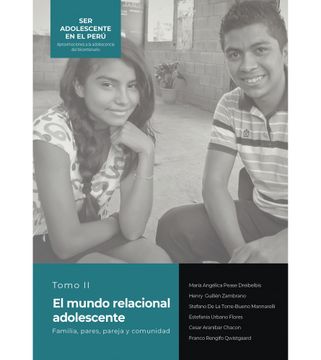 portada El mundo relacional adolescente. Familia, pares, pareja y comunidad (in Spanish)