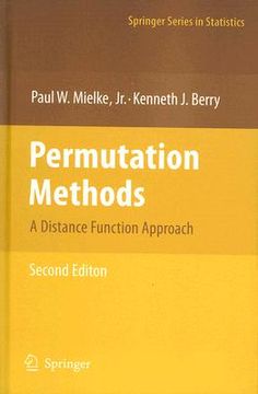 portada permutation methods: a distance function approach (in English)