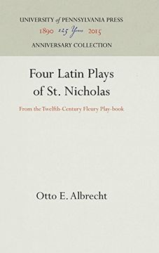 portada Four Latin Plays of st. Nicholas: From the Twelfth-Century Fleury Play-Book 