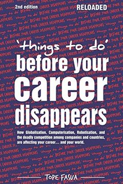 portada Things to do. Before Your Career Disappears (en Inglés)