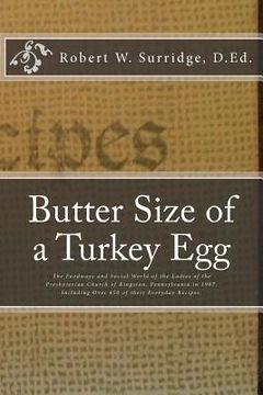 portada butter size of a turkey egg (en Inglés)