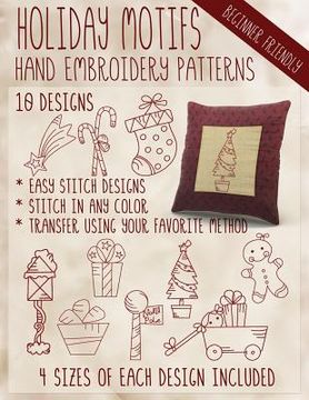 portada Holiday Motifs Hand Embroidery Patterns (en Inglés)