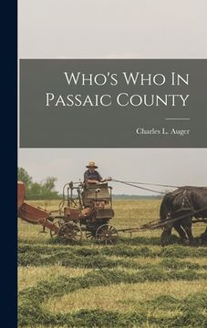 portada Who's Who In Passaic County (en Inglés)