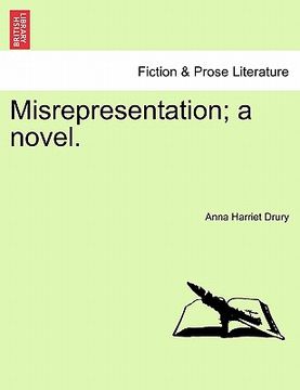 portada misrepresentation; a novel. (in English)