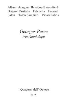 portada Georges Perec trent'anni dopo (en Italiano)