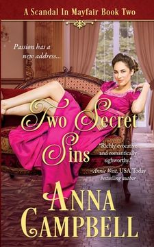 portada Two Secret Sins: A Scandal in Mayfair Book 2 (en Inglés)