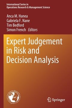 portada Expert Judgement in Risk and Decision Analysis (in English)