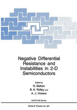 portada Negative Differential Resistance and Instabilities in 2-D Semiconductors (en Inglés)