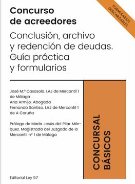 portada Concurso de Acreedores. Conclusión, Archivo, y Redención de Deudas (in Spanish)