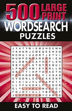 portada 500 Large Print Wordsearch Puzzles: Easy to Read (Ultimate Puzzle Challenges) (in English)