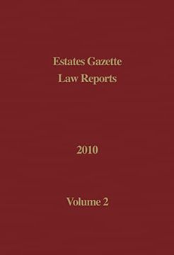 portada Eglr 2010 Volume 2 (Estates Gazette law Reports) (en Inglés)