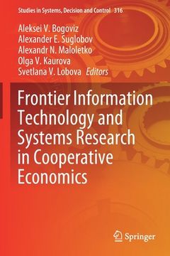 portada Frontier Information Technology and Systems Research in Cooperative Economics (in English)