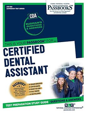 portada Certified Dental Assistant (Cda) (in English)