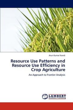 portada resource use patterns and resource use efficiency in crop agriculture (en Inglés)