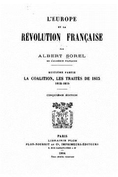 portada L'Europe et la revolution francaise (in French)