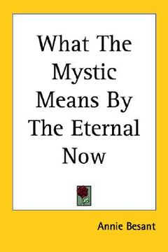 portada what the mystic means by the eternal now (in English)