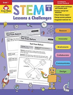 portada Stem Lessons and Challenges, Grade 1 (in English)
