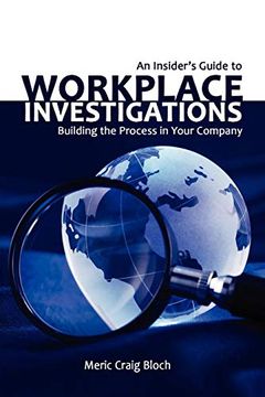 portada An Insider's Guide to Workplace Investigations: Building the Process in Your Company (en Inglés)