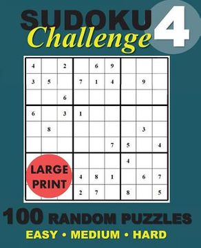 portada Sudoku Challenge #4: 100 Random Sudoku Puzzles (en Inglés)