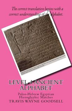 portada Level 4 Ancient Alphabet: Paleo-Hebrew Egyptian Hieroglyphic Matches (en Inglés)