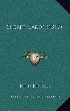 portada secret cards (1917) (en Inglés)