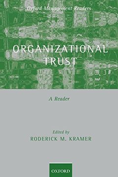 portada Organizational Trust: A Reader (Oxford Management Readers) (in English)
