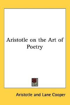 portada aristotle on the art of poetry (en Inglés)