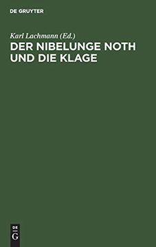 portada Der Nibelunge Noth und die Klage (en Alemán)