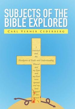 portada Subjects of the Bible Explored (en Inglés)