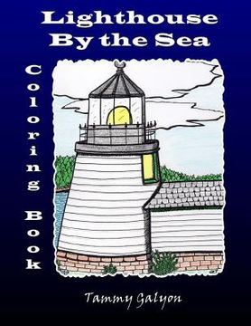portada Lighthouse By the Sea: Coloring Book (en Inglés)